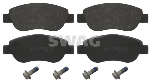 set placute frana,frana disc 70 91 6857 SWAG